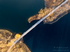 Mosta na jeziorze Krzywe i Dąbrówka